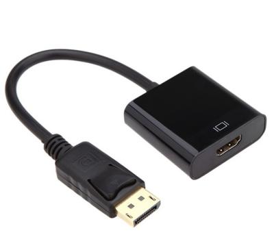 China COMPUTER DisplayPort to HDTV Converter Gold Plated DP DisplayPort to HDTV Adapter Male to Female for Laptop HDTV Monitor Projector for sale