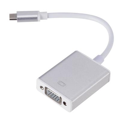 China USB3.1 COMPUTER Type C to VGA Converter , Male Type-C to Female VGA Adapter Cable for sale