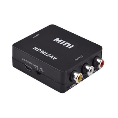 China Wholesale High Quality 1080P 60Hz Mini Size 1080p HDTV2AV Home Entertainment HDTV to AV HDTV to RCA Video Audio Converter for sale