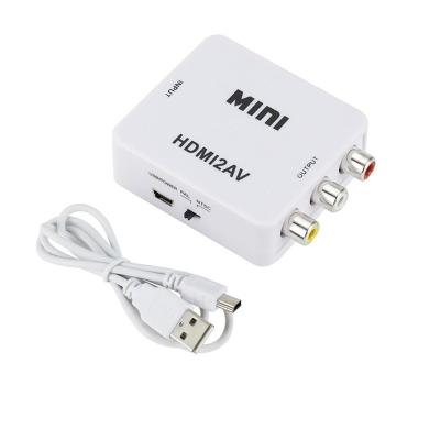 China Hot Sale Mini Size 1080p Hdtv2av Home Entertainment HDTV To Rca HDTV To AV Converter for sale