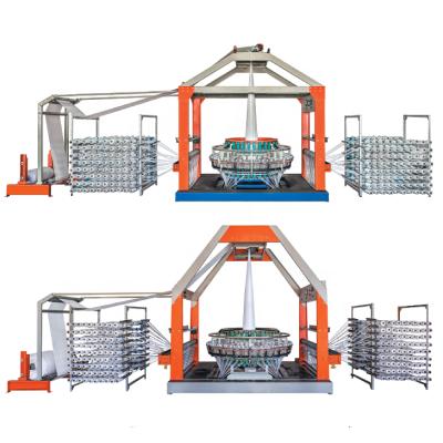 China PP / PE Woven Bag Factory Four Shuttle Woven Bag Making Machine For New Or Recycled Material Te koop