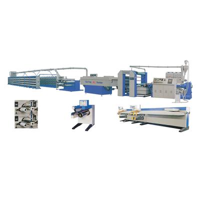 China High Speed ​​Flat Granules Yarn Extrusion Line For PP Woven Bag Te koop