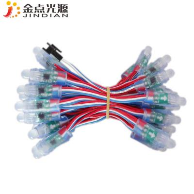 China Channel letter red white blue WS2811 advertising led pixel 12mm bullet rgb 5V 12V dmx led pixel module for sale