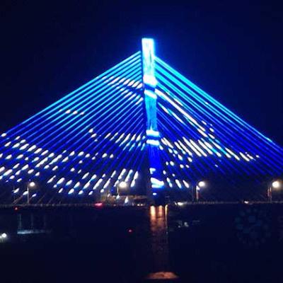 China LANDSCAPE facade waterproof white green blue red ip65 project rgb led linear light for sale