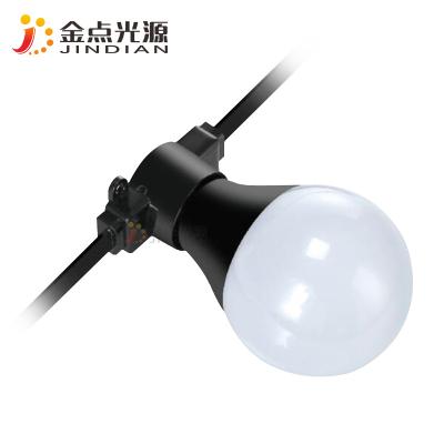 China Outdoor LANDSCAPE RGB Pixel DMX Control DC24V Cover LED Christmas Pixel Light Bulbs Milky White for sale