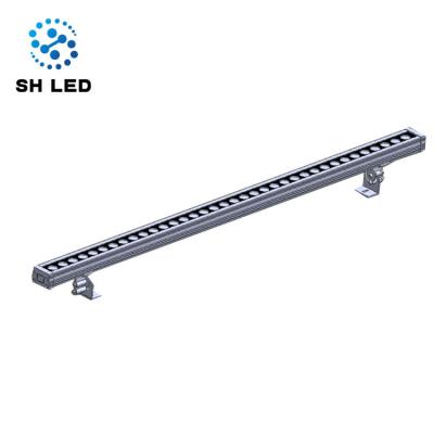 China LANDSCAPE Wall Linear Seal IP68 18w RGB Dimmable Outdoor Led Wall Lights For Facade Building Lighting for sale