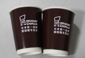 China High quality Eco-friendly double wall PLA  paper coffee cups for sale