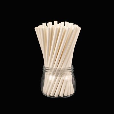 China 12mm biodegradable and compo stable bubble tea paper drinking straws for sale