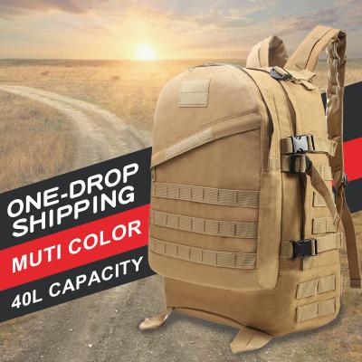 China Oxford anti-theft military tactical waterproof cloth mochila large capacity rucksack 40liters military bag for sale