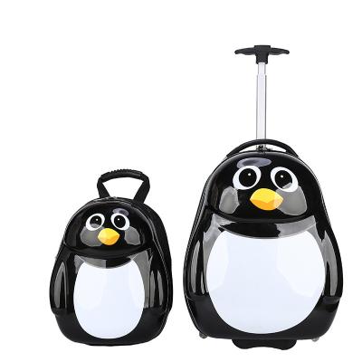 China OMASKA 2022 Cute Cartoon Luggage For Kids Matkatavarat Animal Cartoon Printing 2 PCS Set 13 Custom 16 Inch Luggage for sale