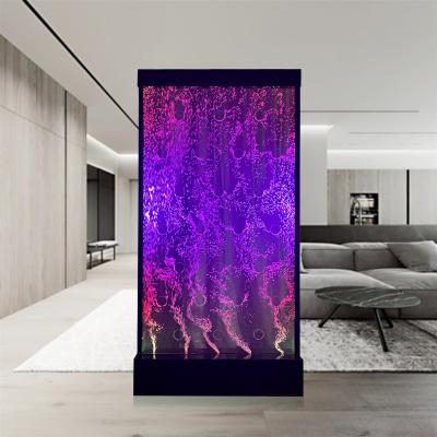 China American Style Bubble Wall Water Features Room Partition Wall Acrylic Bubble Wall for sale