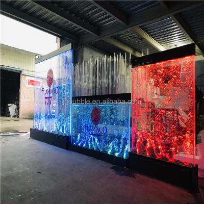 China Color LED Lights Self Standing Bubble Wall Screens and Changing Room Dividers with Customized Logos for sale