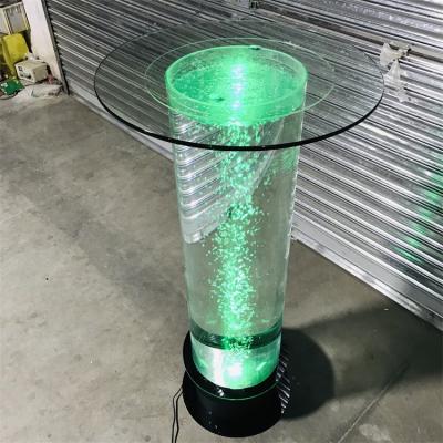 China Modern zero furniture led hot sale decoration for bar customized bar table with led light for sale