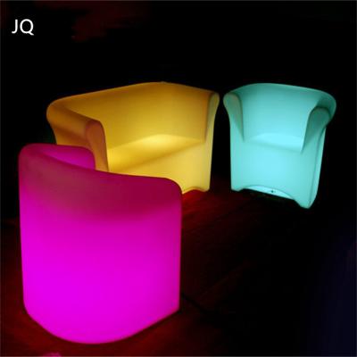 China Modern Led Sofa With Led Light Led Table And Chair Set Luminous Led Chair for sale