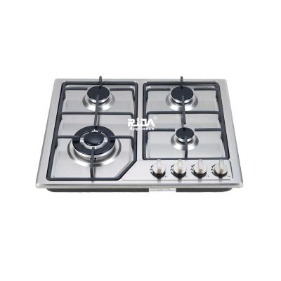 China Hotel Cylinder Build In Three Burner Stainless Steel Gas Hob Gas Cooker Gas Stove To 2 Kitchen Appliances for sale