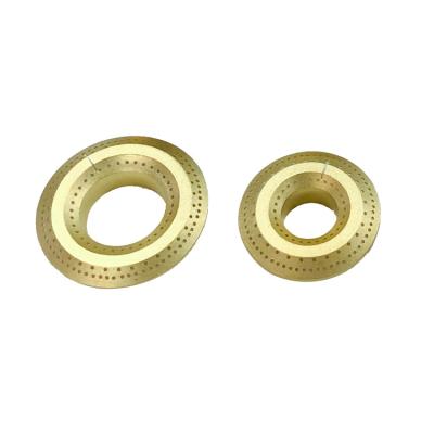 China Hotel Cooktop Parts Brass Gas Burner 90mm 70mm Fire Blanket Cap for sale