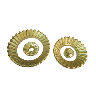 China Hotel Brass Main Burner 120mm Burner Cap Assembly Brass Gas Stove Parts for sale