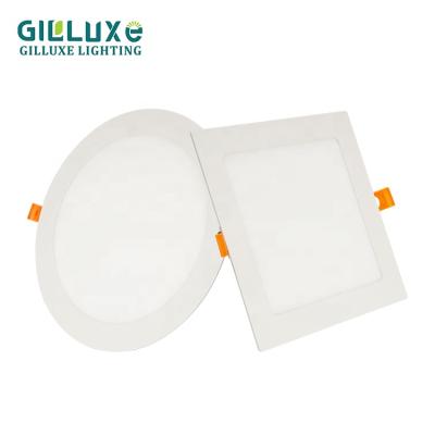 China High Brightness SMD 3w 9w 12w 15w 18w 24w 30w Modern Square LED Aluminum Commercial Shop Office Round Panel Light for sale