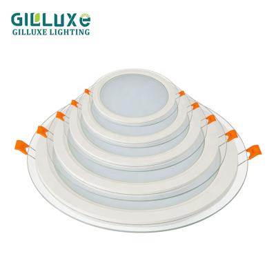 China Modern Wholesale China 9 12 18 24 W Hotel Ceiling 6 Recessed Slim Round Square LED Frameless Panel Light for sale