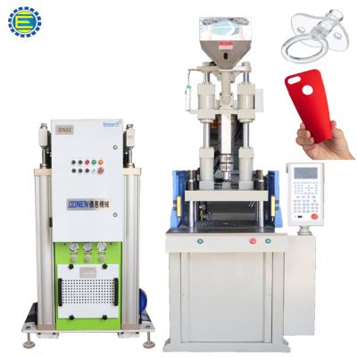 China Small vertical injection molding machine lsr silicone rubber injection machine vertical for sale