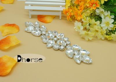 China Bling Bling Handmade Diamante Rhinestone Embellishments For Bridal Belt Sash for sale