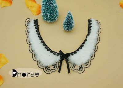 China White Winter Decorative Fur Collar necklace For Ladies Garment for sale