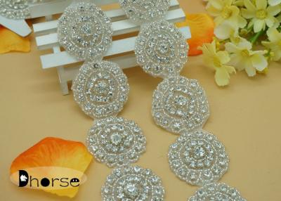 Κίνα Ράψτε στην περιποίηση Bling Bling Rhinestone Applique, διακοσμητική διακοσμημένη με χάντρες περιποίηση προς πώληση