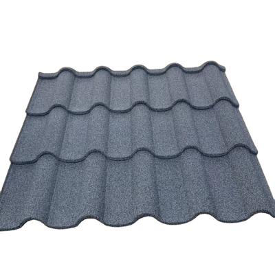 China Building Materials Anti - Corrosion Stone Coated Metal Roof Tiles for sale