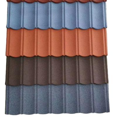 China Anti-Corrosion Color Stone Coated Metal Roof Tiles From China Supplier for sale