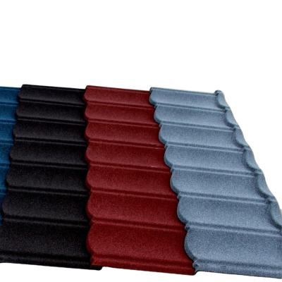 China Anti - Corrosion Classic Type Stone Coated Colored Tile Roofing Materials for sale