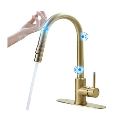 China Sense Faucets Touchless Infrared Sensor Faucet For Bathroom With Dual Module Automatic Faucet Gold Sensor Faucets Tap for sale