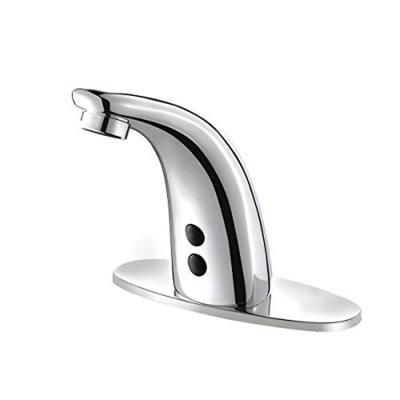 China Sense Faucets Touchless Sensor Faucet For Bathroom With Double Hands Automatic Faucet Maker Free Dual Module Cold Water Faucet for sale