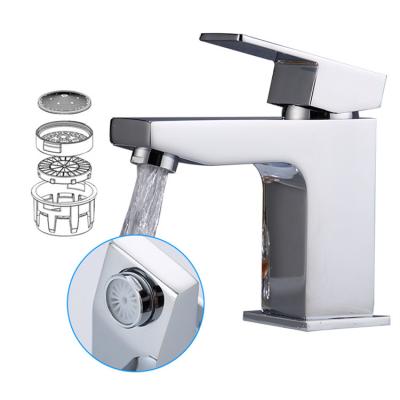 China Bathroom Faucets Bathroom Sink Faucet Metered Stainless Steel Waterfall for sale