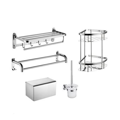 China Sustainable Bathroom Rack Shelf With Towel Rack Accessories With Hook For Daily Use for sale