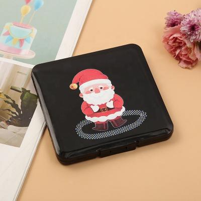 China Recyclable Christmas Mask Case For Personal Care Kids Wallet PP Bag Black Material Reusable In Logo Plastic Storage Box Portable Mask Case for sale