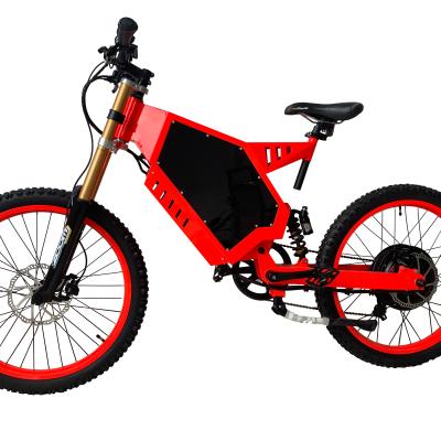 China Steel Electric Bicycle Electric Bike for Men 72v 12000W 140km/h Max Speed ​​Steel Frame 7 Rear Hub Motor Lithium Battery for sale