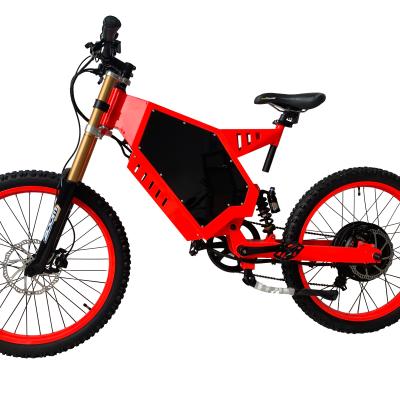 China Steel Electric Bicycle 72V 12000W Electric Mountain Bike Max Speed ​​140km/h Fat Tire Bike 72V 49AH Battery for sale