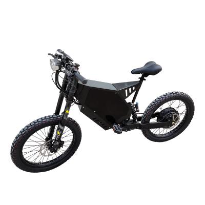 China 120km/h Steel Electric High Speed ​​Electric Bike Bicycle 72V 8000W Fat Tire Mountain Tire E-Cyclist for sale