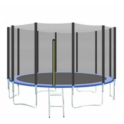 China Safe Indoor Sport Training Exercise Soft Edge Spring Trampoline Trampoline With Net for sale