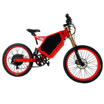 China 2021 Steel Stealth Bomber Enduro Full Suspension Electric E-Bike 72V 8000W 10000W 12000W With Motor for sale