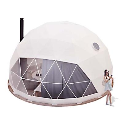 China Special 6 - 8 Person Glamping Special Resistance PVC Inflatable Glamping Planetarium Dome Shelter Parking Roof Geodesic Insulated Outdoor Tent for sale