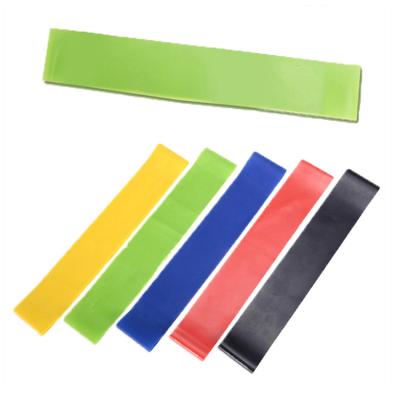 China Colorful Super Elastic Yoga Exercise Gymnastics Vigorous Sports Resistance Booty Bands for sale