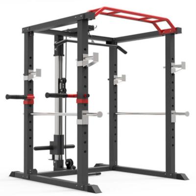 China Gym Adjustable Squat Rack Deadlifting Power Cage Safe Stretching Training Pull Up Rack for sale