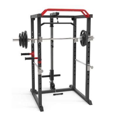 China Powerlifting Equipment Household Stand Strength Squat Machine Safe Half Stand Heavy Duty Adjustable Safe Squat Belt for sale