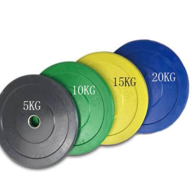 China 15kg 20kg Eco-friendly Wholesale Professional Outdoor Barbell Equipment Gym Weight Plates Set for sale