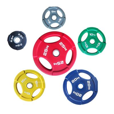 China High Quality Eco-friendly Barbell Panel Color Weight Fitness Equipment Outlet Factory Rubber Coated Weight Plates for sale