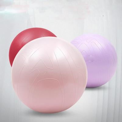 China Custom Size Yoga Ball Soft Size 55cm 65cm 75cm Pilates Balance Exercise Fitness Gym Wholesale Durable Pregnancy Large for sale