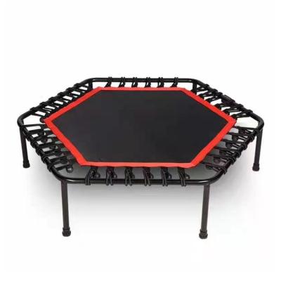 China Mini Portable Inches Kid Jumping Gymnastic Indoor Single Interactive Interactive Folding Trampolines for sale