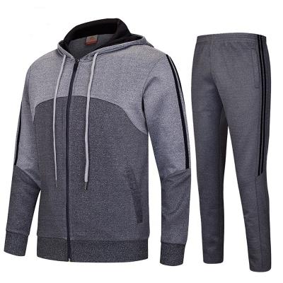 China Wholesale Breathable High Quality Mens Gym Exercising Jogger Set Custom Sportswear Mens Polyester Tracksuit for sale