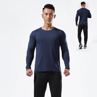 China Brand New 2022 OEM Gym Suit Quick-Drying Fabric Bodybuilding Men's Long T-shirt Suit Muscle Sportswear Slim Fit Gym Breathable for sale